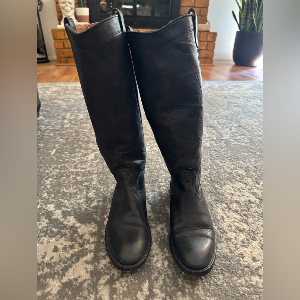 Trask Black Leather Women's Boots Size 7